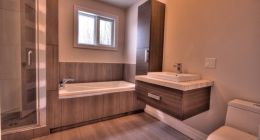 Réalisation de salle de bain par Armoires BMS - Mélamine