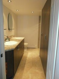 Réalisation de salle de bain par Armoires BMS - Mélamine
